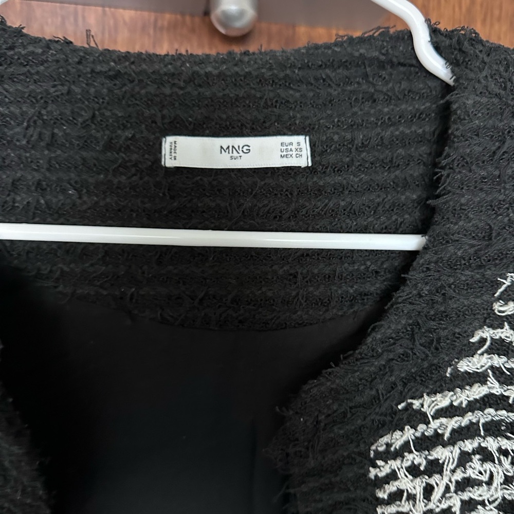 Mango tweed cardigan, xs
